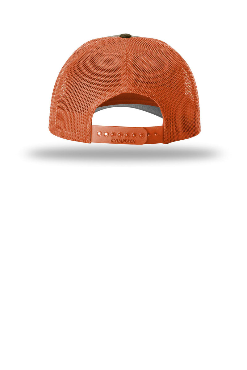 Richardson Low Pro Trucker - Dark Loden/ Jaffa Orange