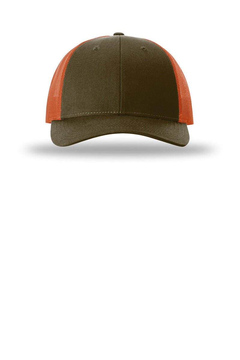 Richardson Low Pro Trucker - Dark Loden/ Jaffa Orange