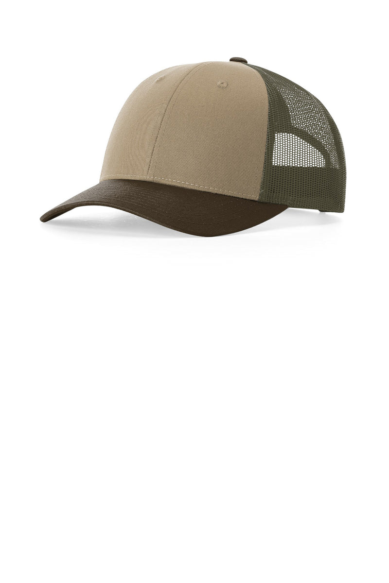 Richardson Low Pro Trucker - Tan/ Loden/ Brown