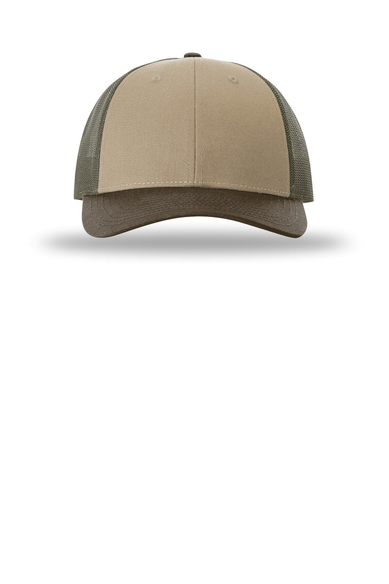 Richardson Low Pro Trucker - Tan/ Loden/ Brown