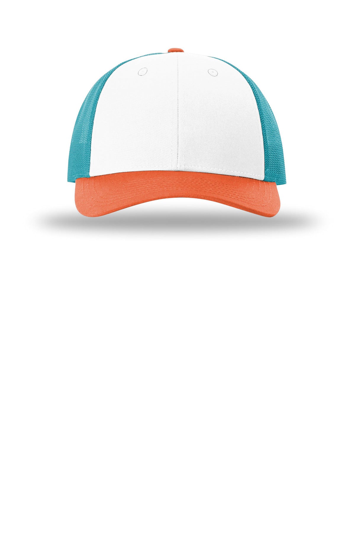 Richardson Low Pro Trucker - White/ Hawaiian Blue/ Pale Orange