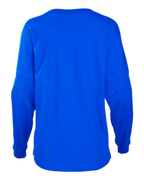 Women's Pom Pom Long Sleeve Jersey T-Shirt - Electric Royal