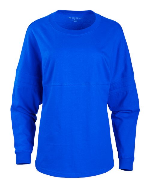 Women's Pom Pom Long Sleeve Jersey T-Shirt - Electric Royal