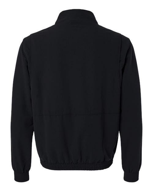 Men's Wolfe Everyday Full-Zip 6-Pocket Scrub Jacket - Black