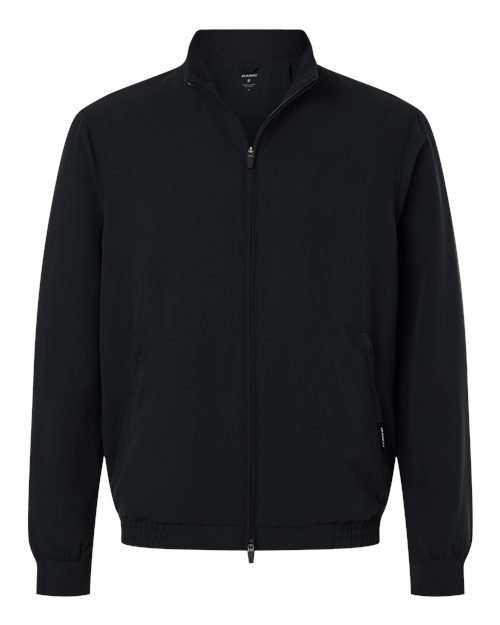 Men's Wolfe Everyday Full-Zip 6-Pocket Scrub Jacket - Black