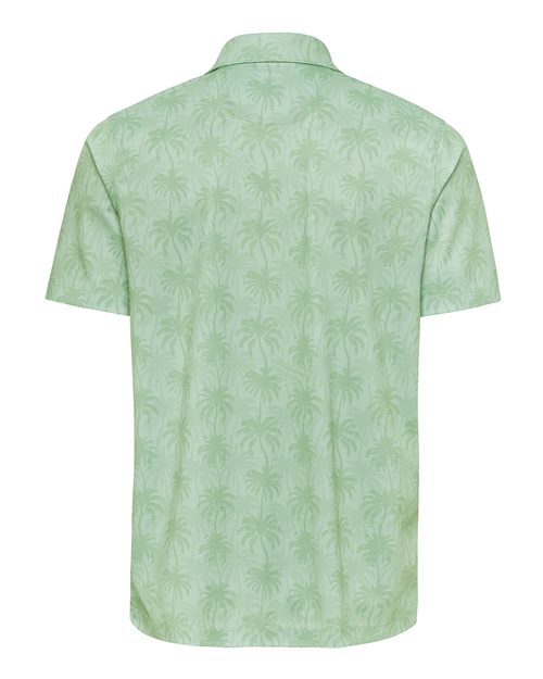 Men's Charleston Sublimated Polo - Palm Green