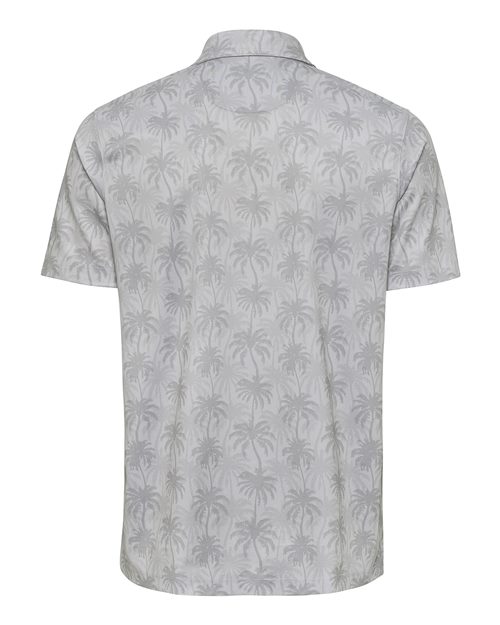 Men's Charleston Sublimated Polo - Silver
