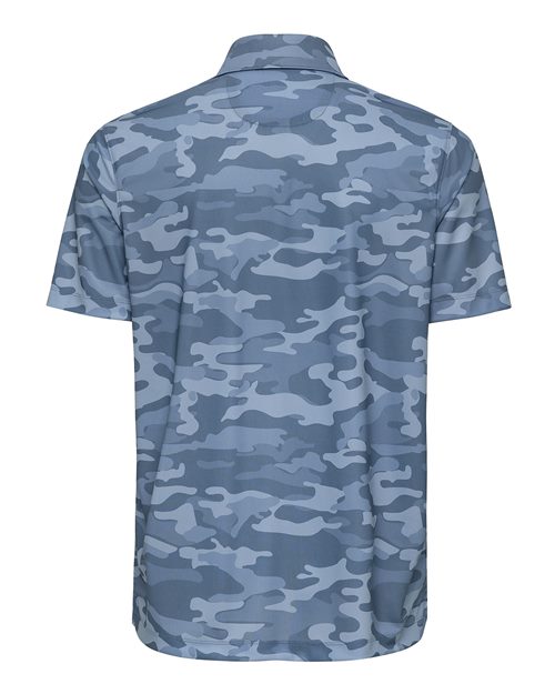 Men's Newport Camo Polo - Blue Camo