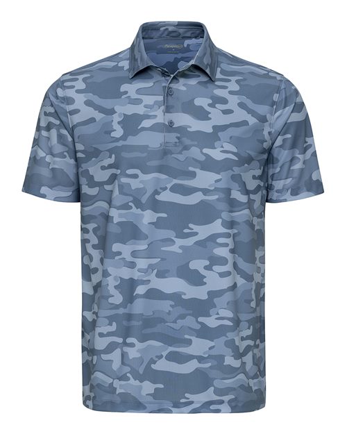 Men's Newport Camo Polo - Blue Camo