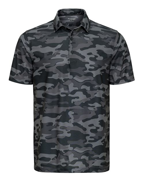 Men's Newport Camo Polo - Dark Camo