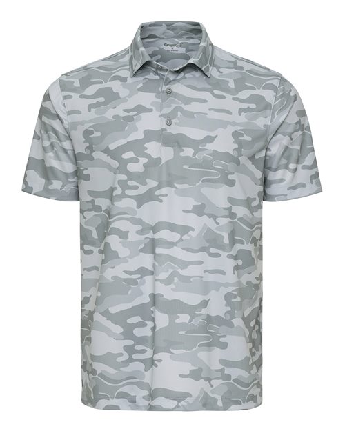 Men's Newport Camo Polo - Grey Camo