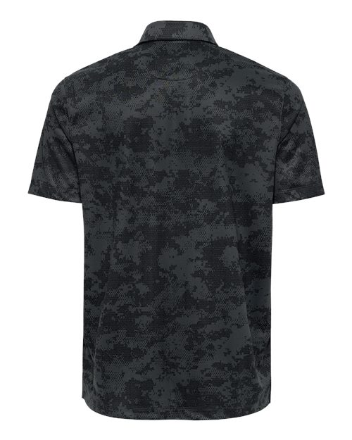 Men's Monterey Printed Polo - Black