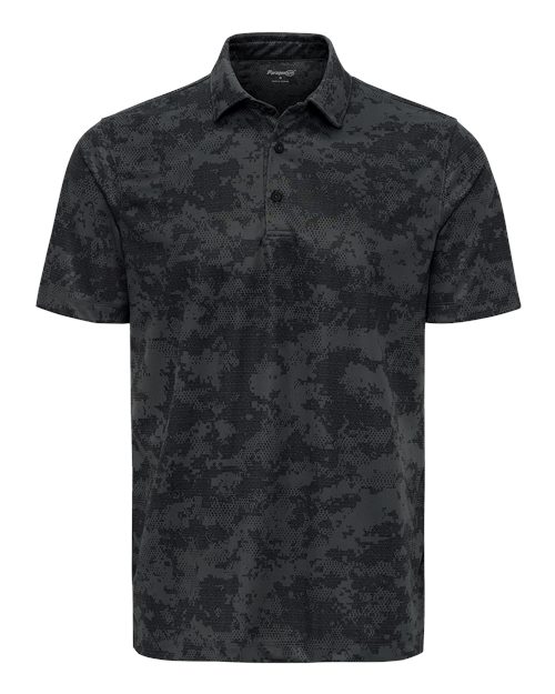 Men's Monterey Printed Polo - Black