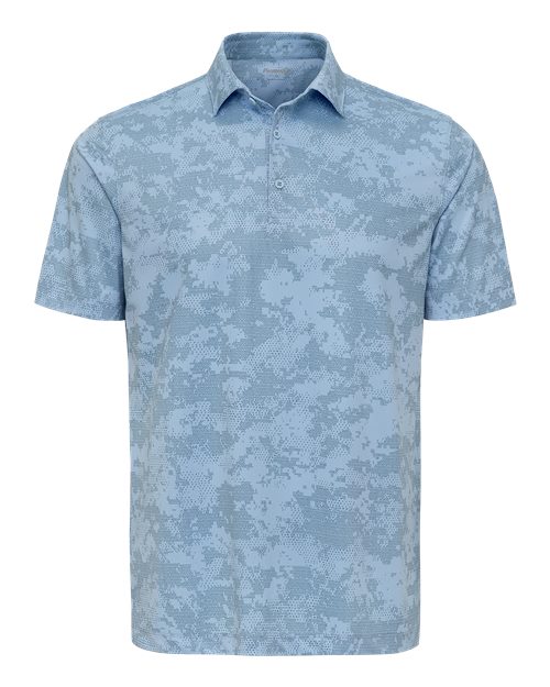 Men's Monterey Printed Polo - Light Blue