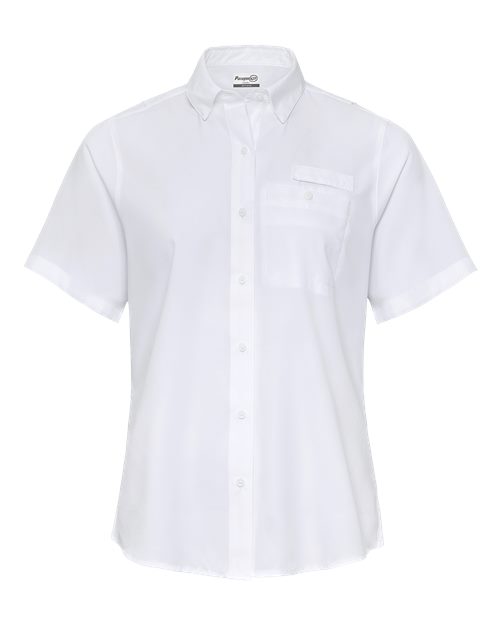 Women's Hatteras Performance Short Sleeve Fishing Shirt - White