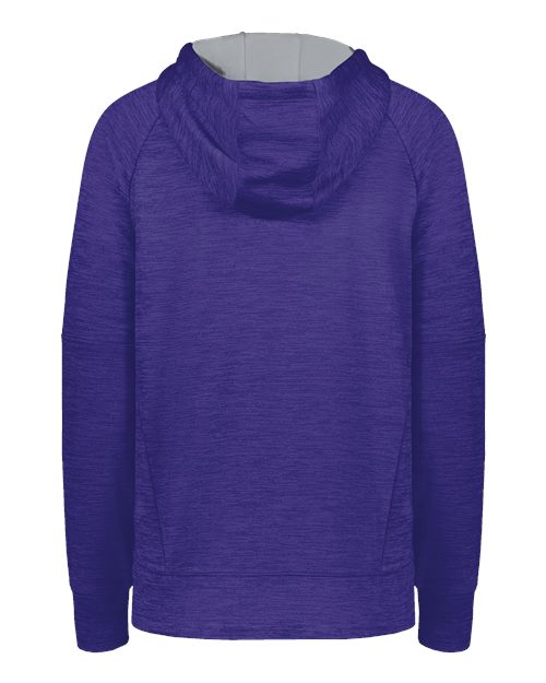 Women's All-Pro Performance Fleece Hooded Sweatshirt - Purple Heather/ Silver