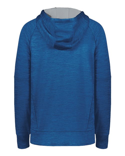 Women's All-Pro Performance Fleece Hooded Sweatshirt - Royal Heather/ Silver
