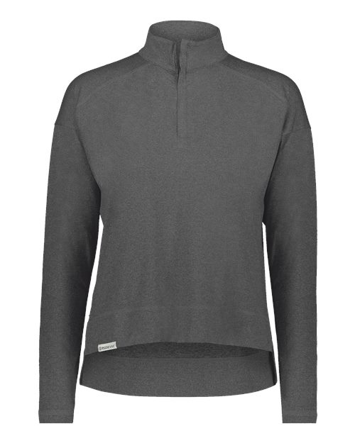 Women's Eco Revive™ Ventura Soft Knit Quarter-Zip Pullover - Carbon Heather