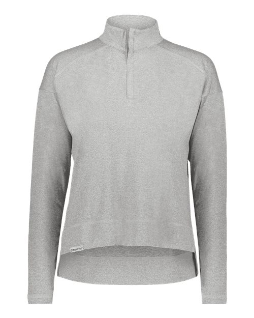 Women's Eco Revive™ Ventura Soft Knit Quarter-Zip Pullover - Grey Heather
