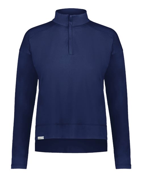 Women's Eco Revive™ Ventura Soft Knit Quarter-Zip Pullover - Navy