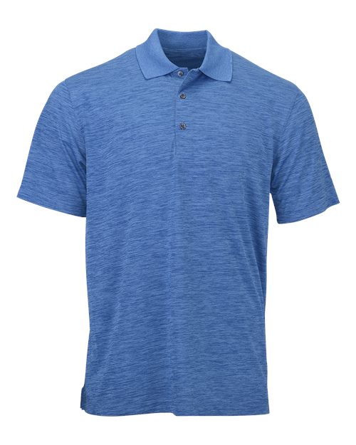 Men's Dakota Striated Heather Polo - Sky Blue Heather