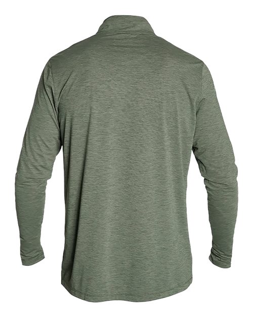 Men's Low Pro Quarter-Zip Pullover - Dark Olive Heathered