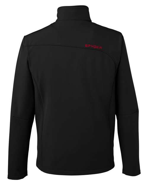 Men's Transport Soft Shell Jacket - Black/ Red