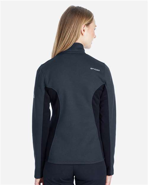 Women's Constant Full-Zip Sweater Fleece Jacket - Frontier/ Black/ White