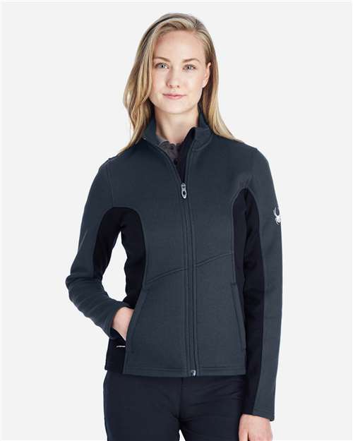 Women's Constant Full-Zip Sweater Fleece Jacket - Frontier/ Black/ White