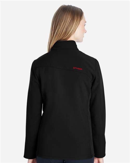 Women's Transport Soft Shell Jacket - Black/ Red
