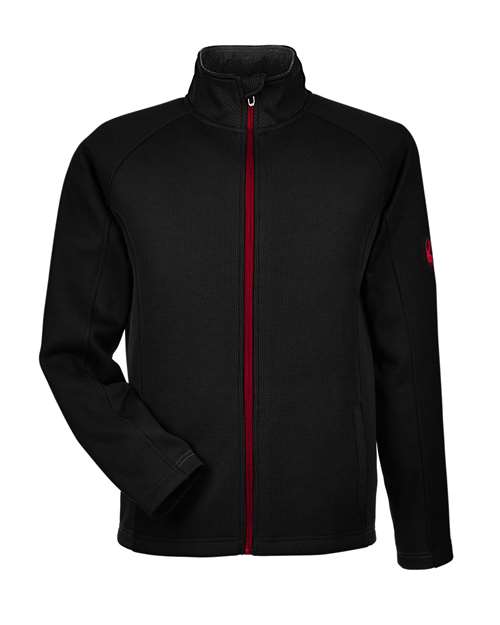 Men's Constant Full-Zip Sweater Fleece Jacket - Black/ Red