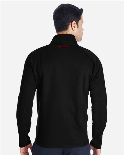 Men's Constant Full-Zip Sweater Fleece Jacket - Black/ Red