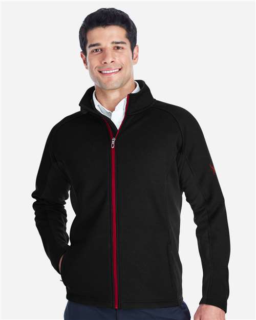 Men's Constant Full-Zip Sweater Fleece Jacket - Black/ Red