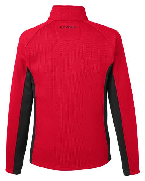 Men's Constant Full-Zip Sweater Fleece Jacket - Red/ Black