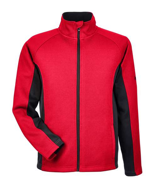 Men's Constant Full-Zip Sweater Fleece Jacket - Red/ Black