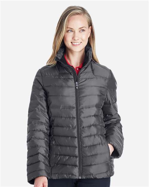 Women's Insulated Puffer Jacket - Polar/ Alloy