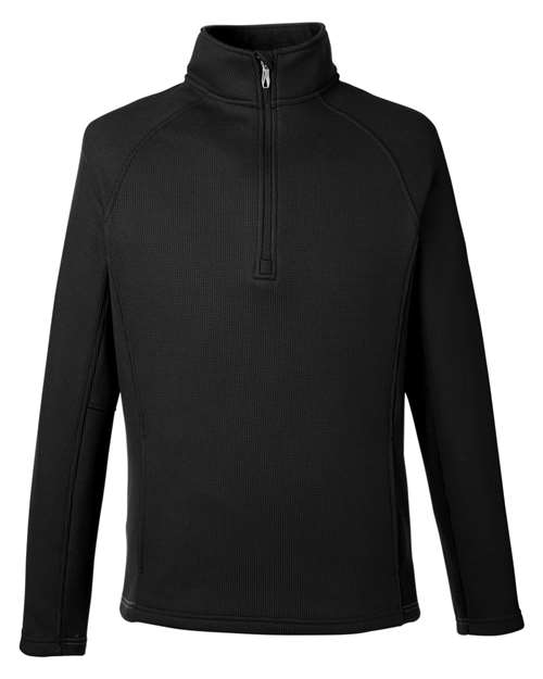 Men's Constant Half-Zip Sweater Fleece Pullover - Black