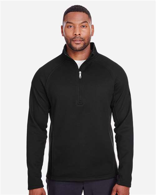 Men's Constant Half-Zip Sweater Fleece Pullover - Black