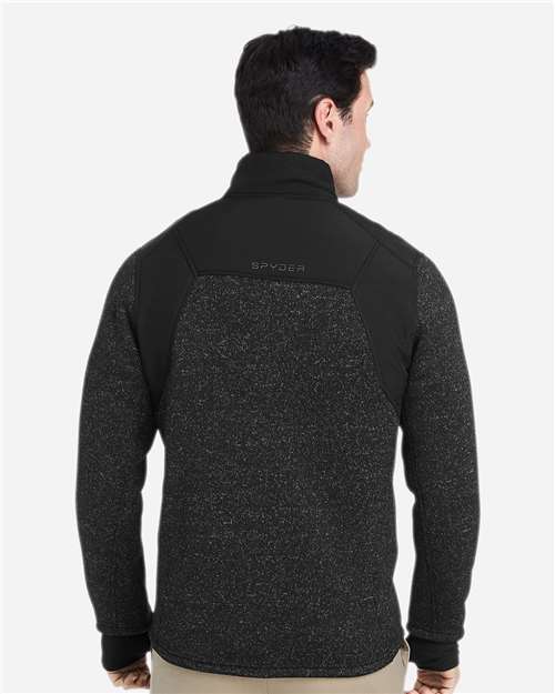 Men's Passage Sweater Jacket - Black Powder/ Black