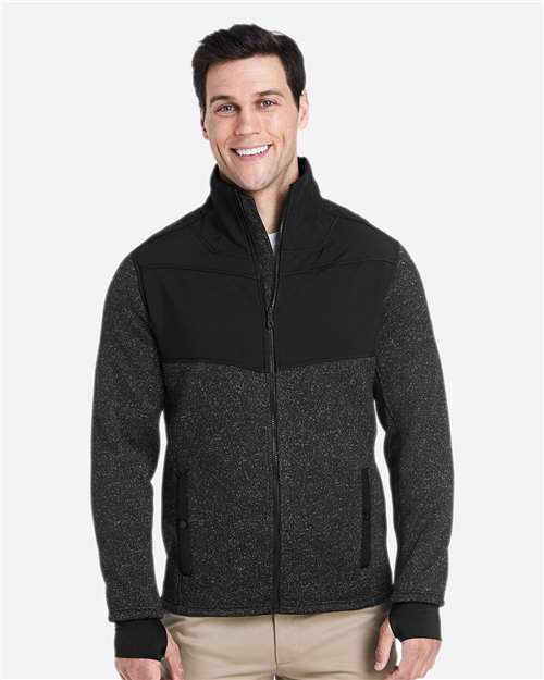 Men's Passage Sweater Jacket - Black Powder/ Black