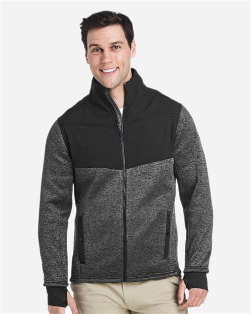 Men's Passage Sweater Jacket - Polar Powder/ Black