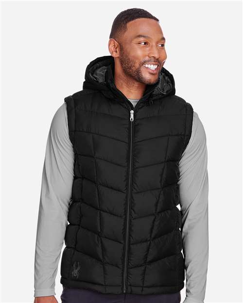 Men's Pelmo Puffer Vest - Black