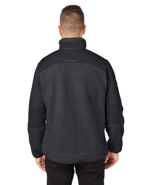 Unisex Venture Sherpa Jacket - Black