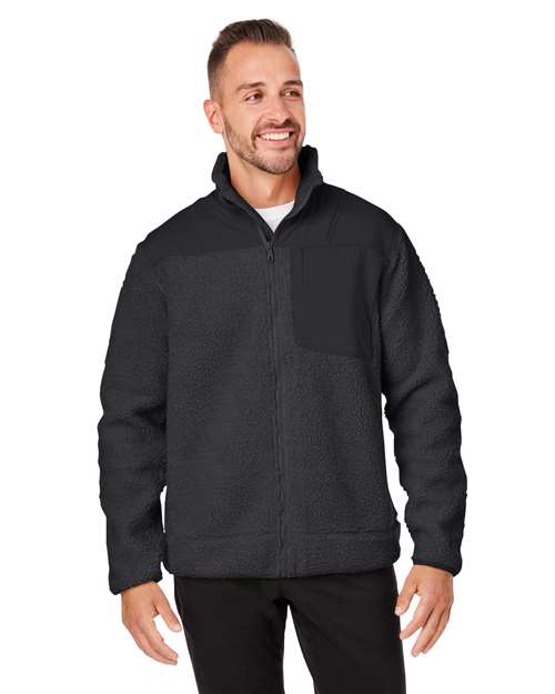 Unisex Venture Sherpa Jacket - Black