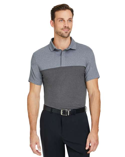 Men's Spyre Flex Colorblock Polo - Polar Frost/ Black Frost