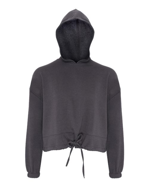 Women's Cropped Maria Hooded Sweatshirt - Charcoal