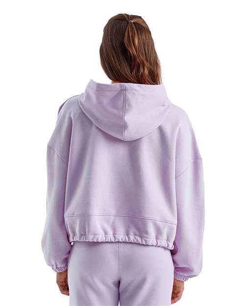 Women's Cropped Maria Hooded Sweatshirt - Lilac