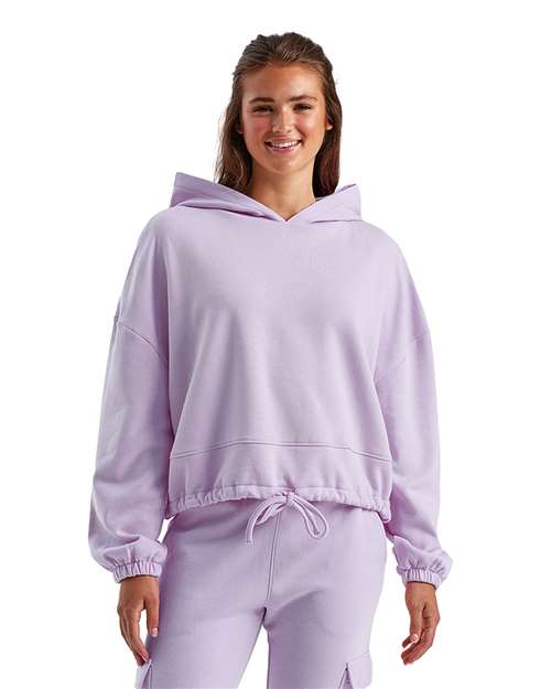 Women's Cropped Maria Hooded Sweatshirt - Lilac