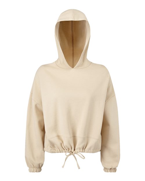 Women's Cropped Maria Hooded Sweatshirt - Nude