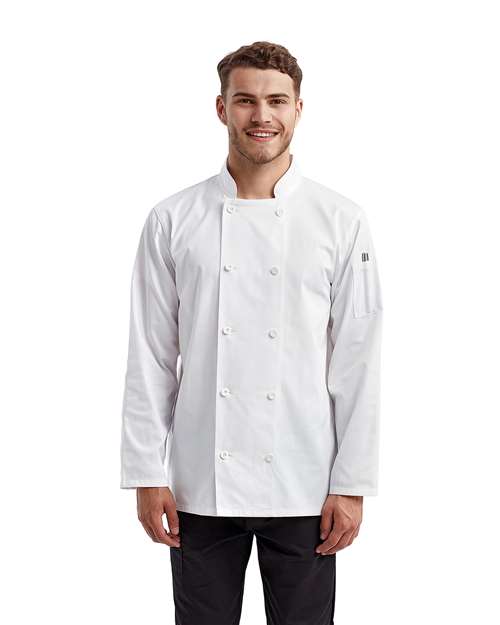 Unisex Recycled Chef Coat - White